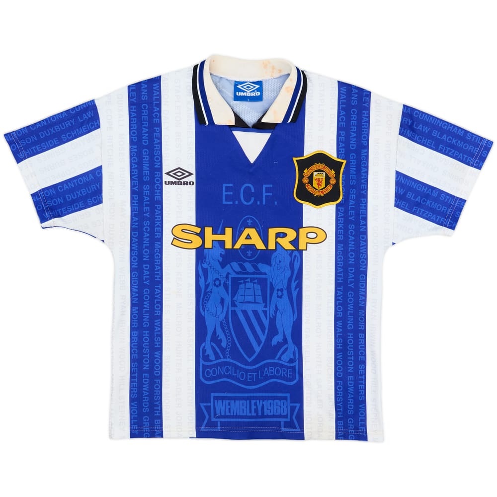 1994-96 Manchester United Third Shirt #17 - 5/10 - (Y)