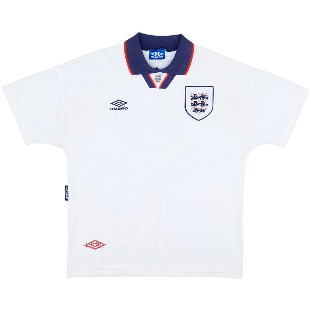 1993-95 England Home Shirt - 5/10 - (L)