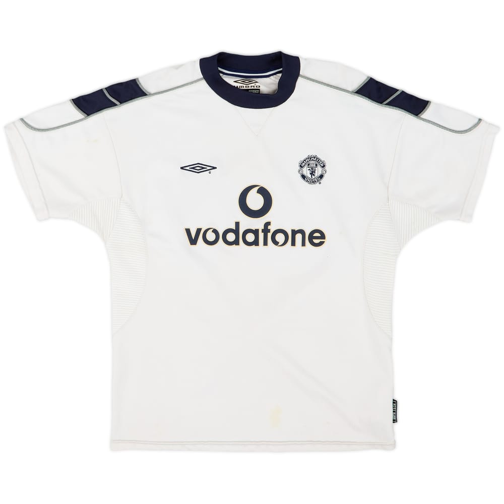 2000-01 Manchester United Away Shirt - 5/10 - (L.Boys)