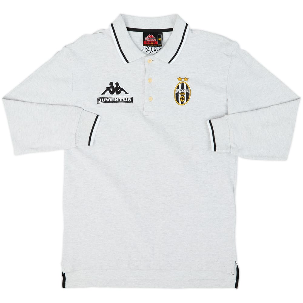 1999-00 Juventus Kappa Polo L/S Shirt - 10/10 - (M)