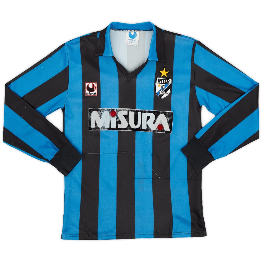 1988-89 Inter Milan Home L/S Shirt - 5/10 - (S)