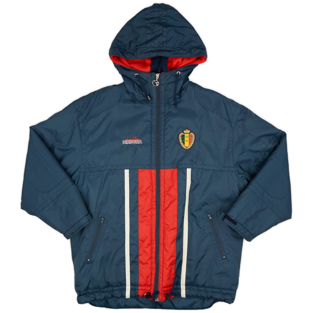 1994-95 Belgium Diadora Padded Bench Coat - 8/10 - (XL)