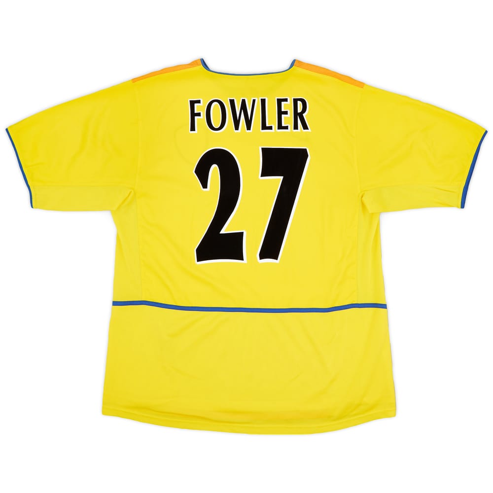 2002-03 Leeds United Away Shirt Fowler #27 - 8/10 - (XXL)