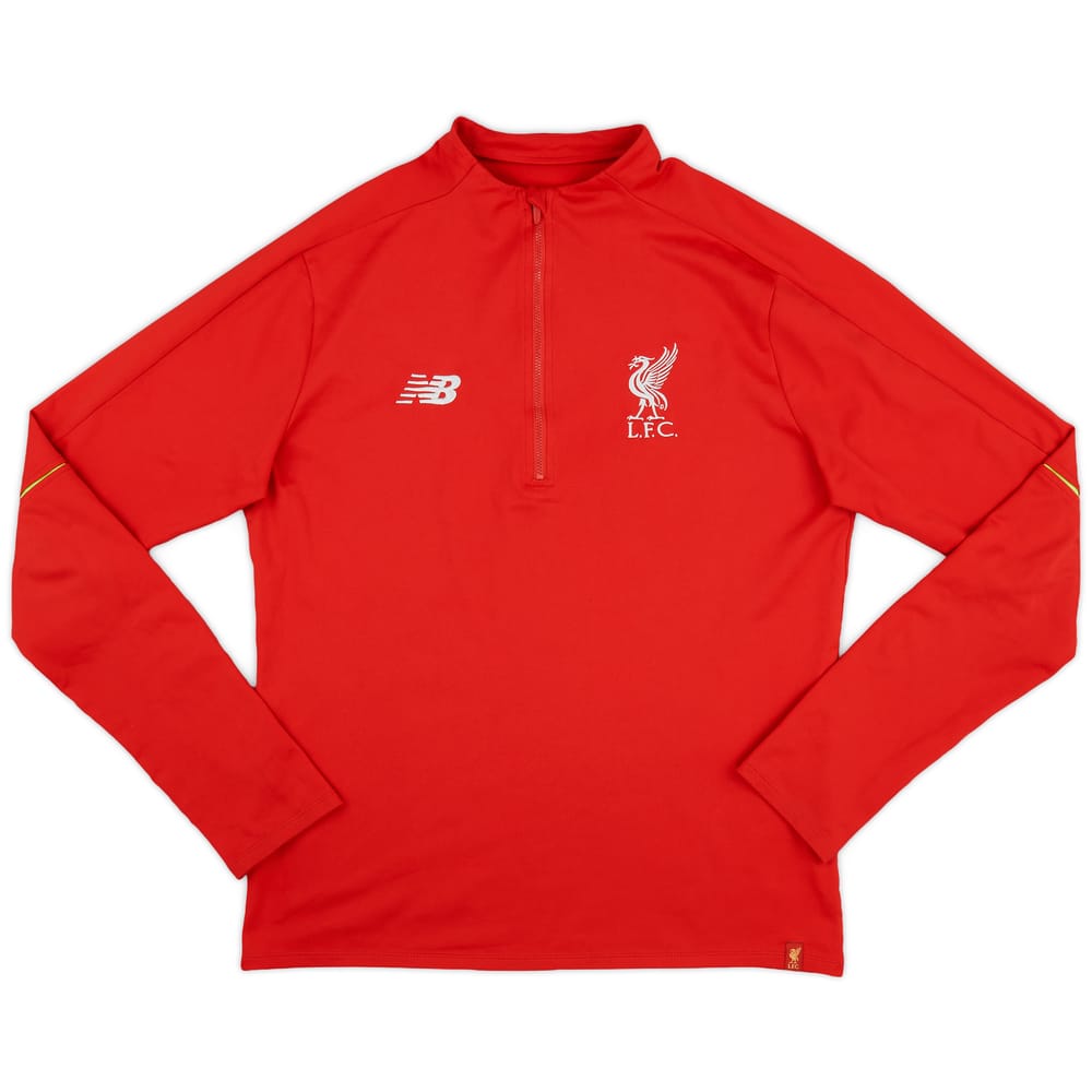 2016-17 Liverpool New Balance 1/4 Zip Training Top - 7/10 - (M)