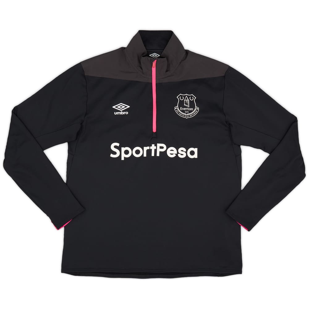 2018-19 Everton Umbro 1/4 Zip Training Top - 7/10 - (L)