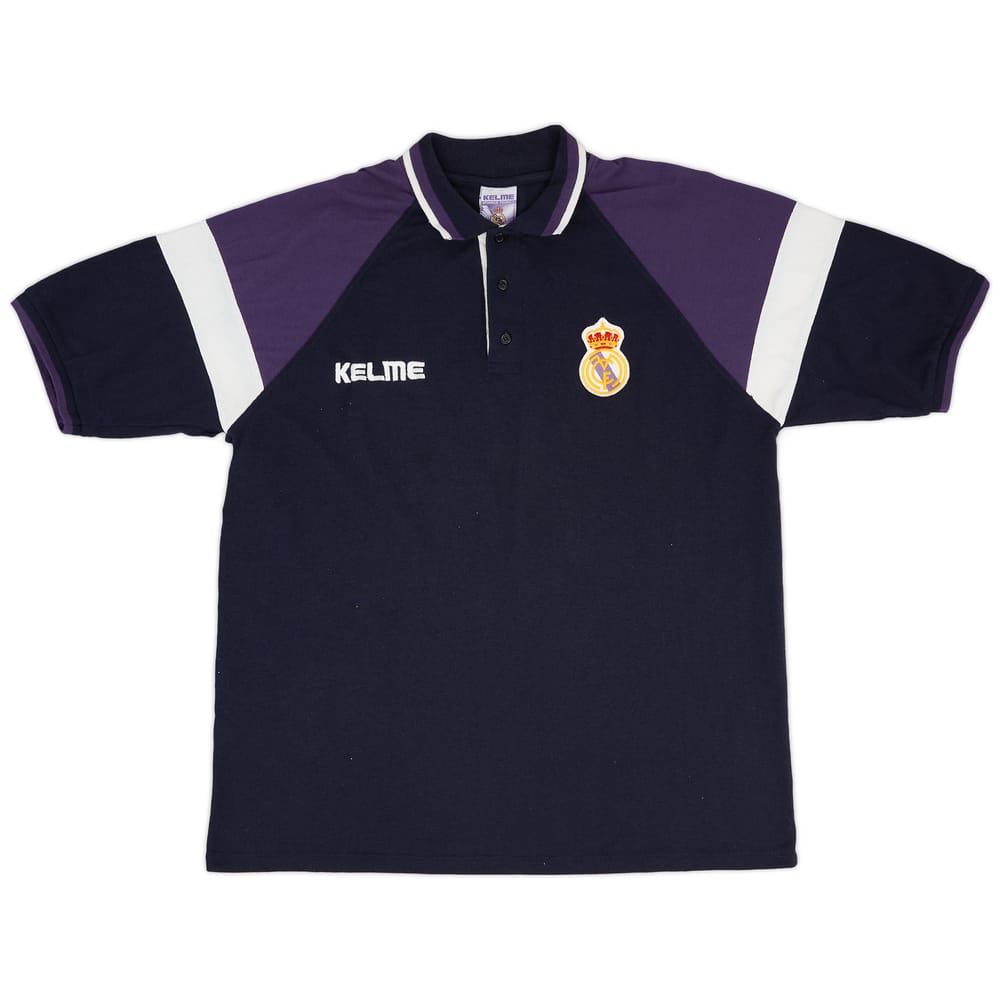 1996-97 Real Madrid Kelme Polo Shirt - 9/10 - (L)