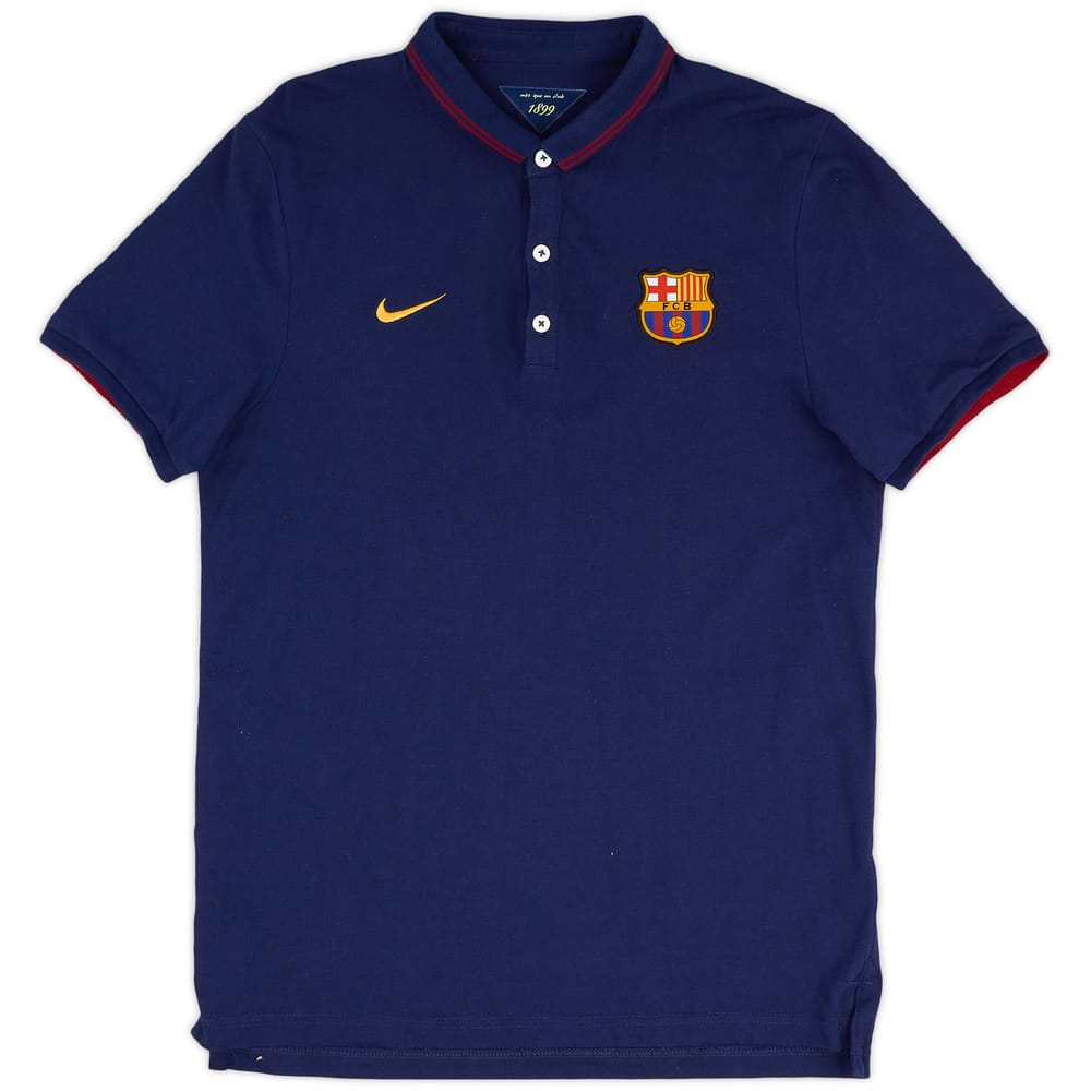 2014-15 Barcelona Nike Polo Shirt - 9/10 - (M)
