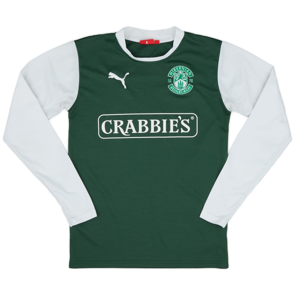 2012-13 Hibernian Home L/S Shirt - 7/10 - (S)