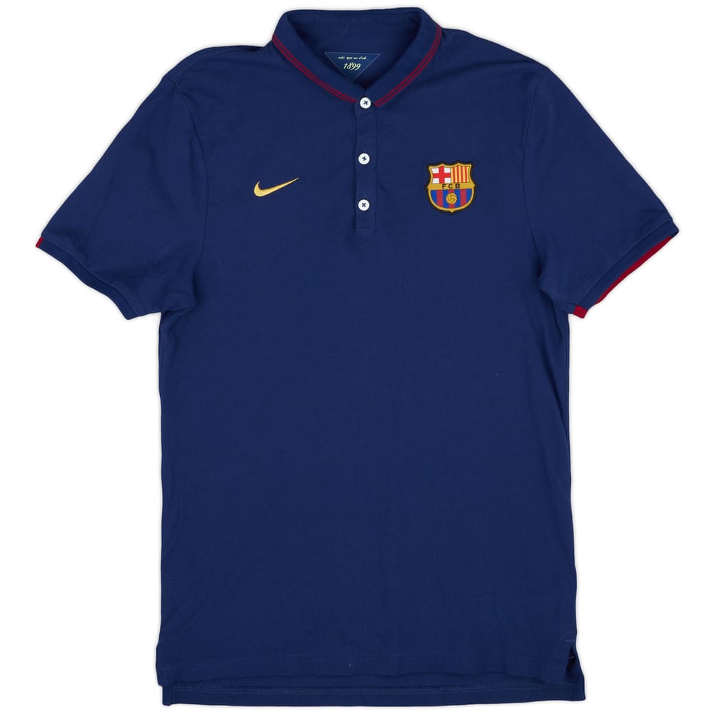 2014-15 Barcelona Nike Polo Shirt - 9/10 - (M)