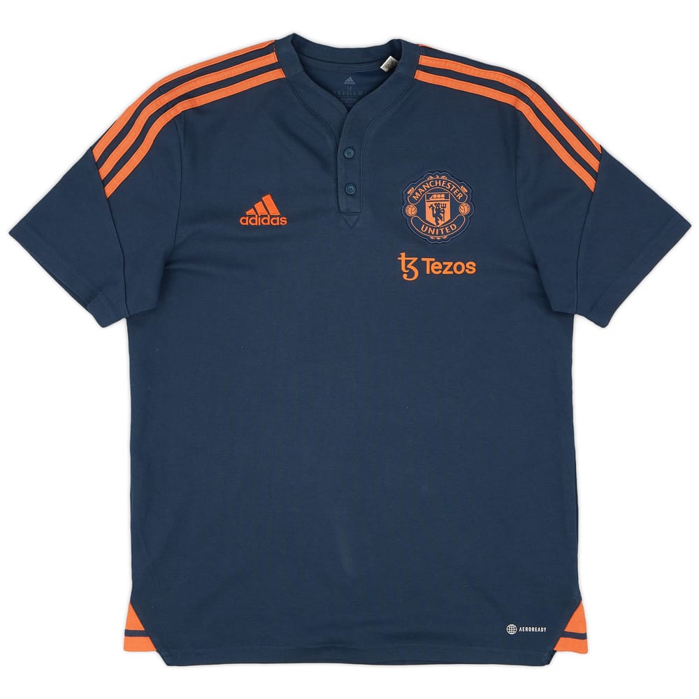 2022-23 Manchester United adidas Polo Shirt - 8/10 - (M)