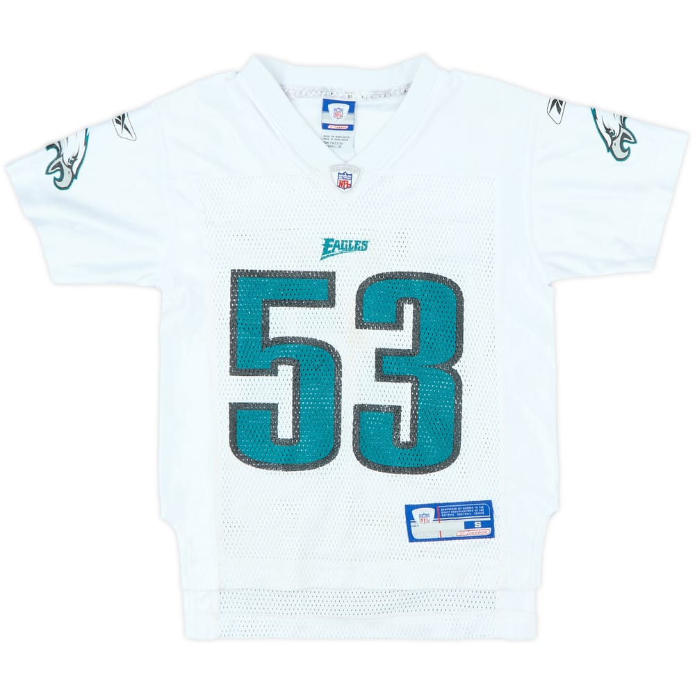 2002 Philadelphia Eagles H.Douglas #53 Reebok On Field Away Jersey - 7/10 - (S.Boys)