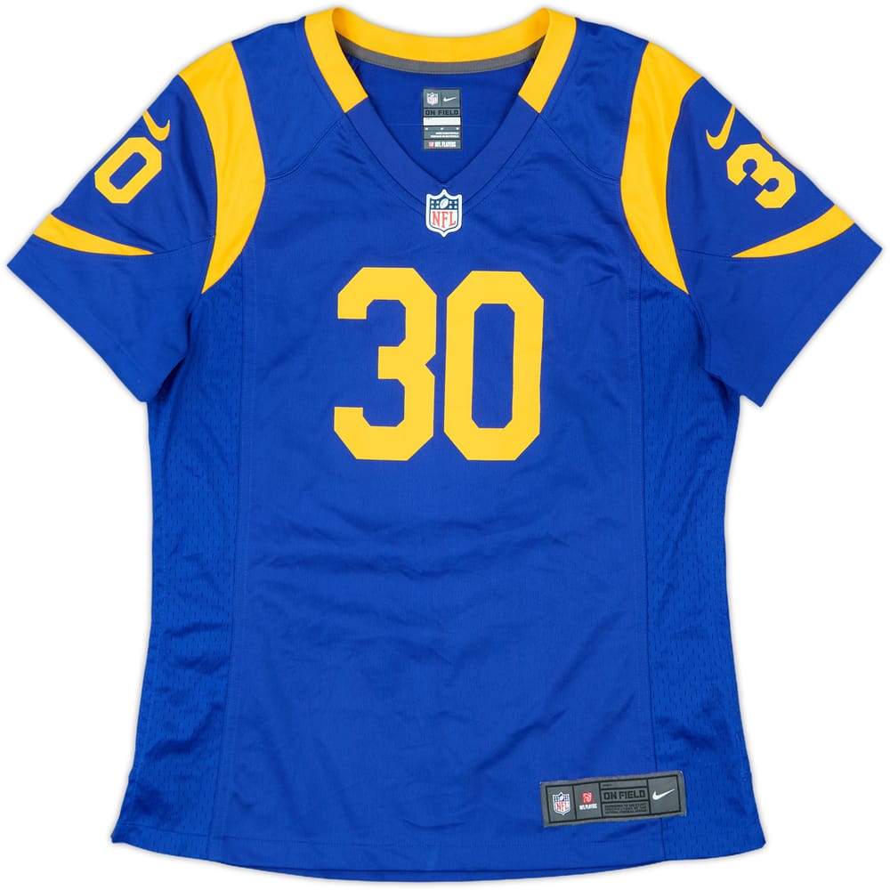 2018-19 LA Rams Gurley II #30 Nike Game Home Jersey Womens - 9/10 - (M)