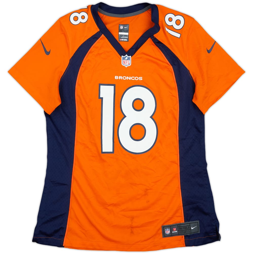 2013-15 Denver Broncos Manning #18 Nike Game Home Jersey Womens - 6/10 - (L)