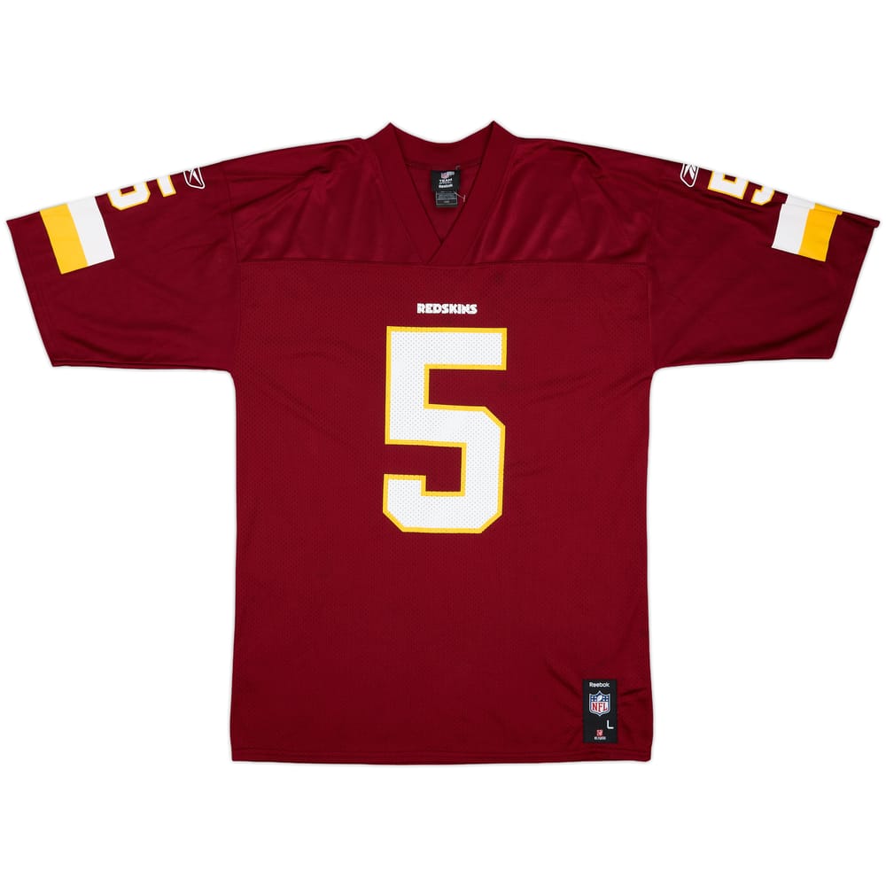 2010 Washington Redskins McNabb #5 Reebok Replica Home Jersey - 9/10 - (L)