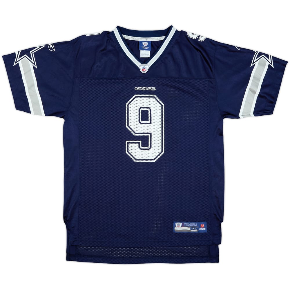 2008-11 Dallas Cowboys Romo #9 Reebok On Field Home Jersey - 8/10 - (XL.Boys)