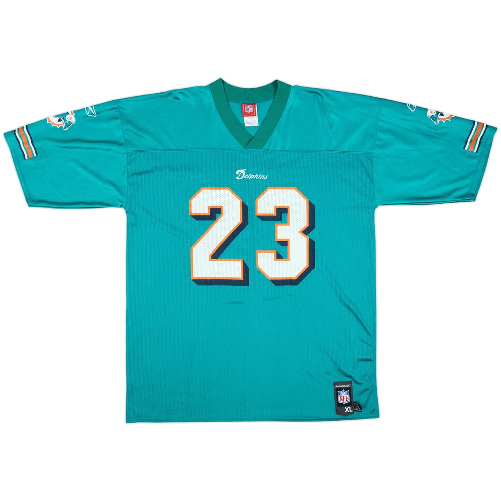 2005-06 Miami Dolphins Brown #23 Reebok Replica Home Jersey - 9/10 - (XL)