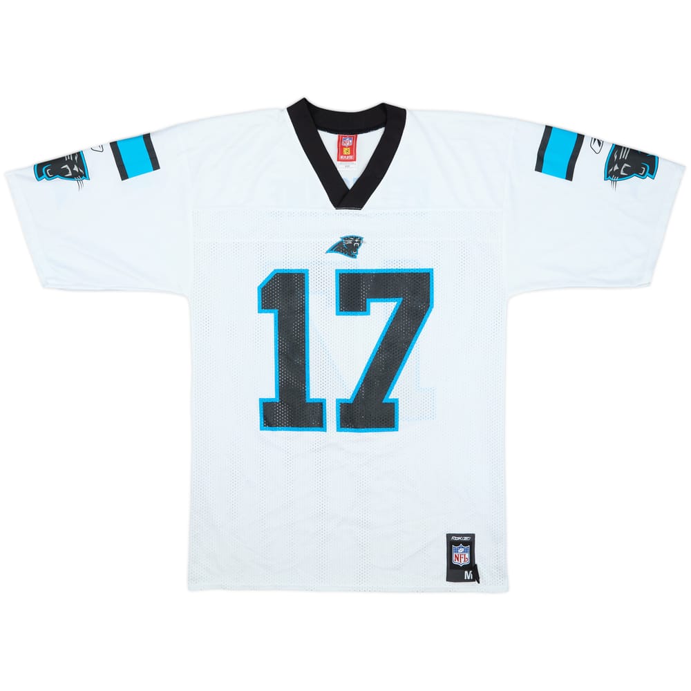 2007 Carolina Panthers Delhomme #17 Reebok Replica Away Jersey - 9/10 - (M)