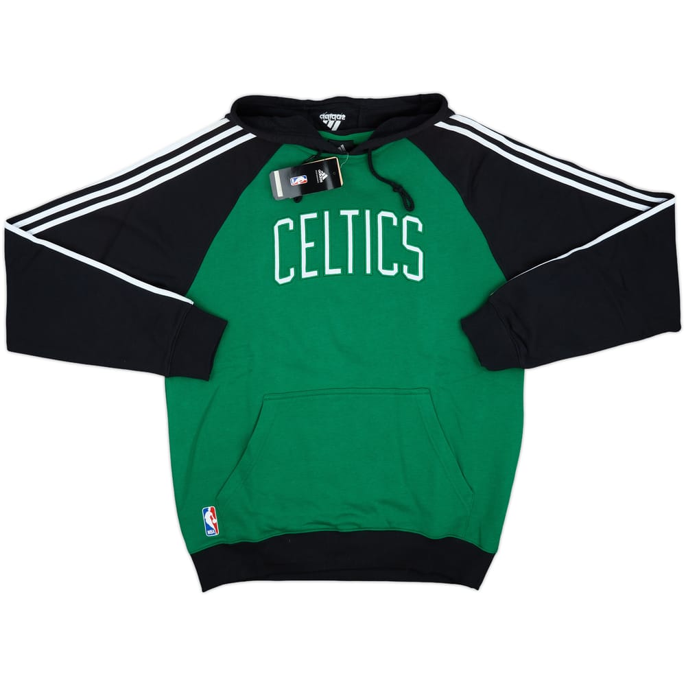 2009-10 Boston Celtics adidas Hooded Sweat Top (L)