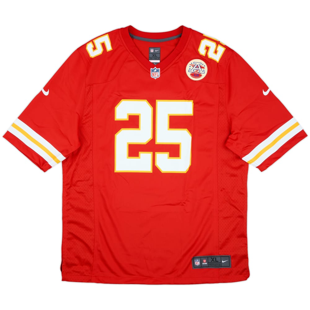2012-16 Kansas City Chiefs Charles #25 Nike Game Home Jersey - 10/10 - (XL)