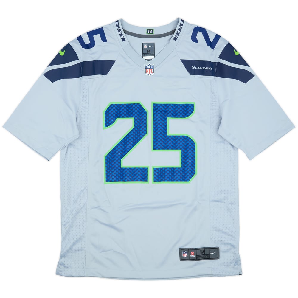 2012-17 Seattle Seahawks Sherman #25 Nike Game Alternate Jersey - 8/10 - (M)