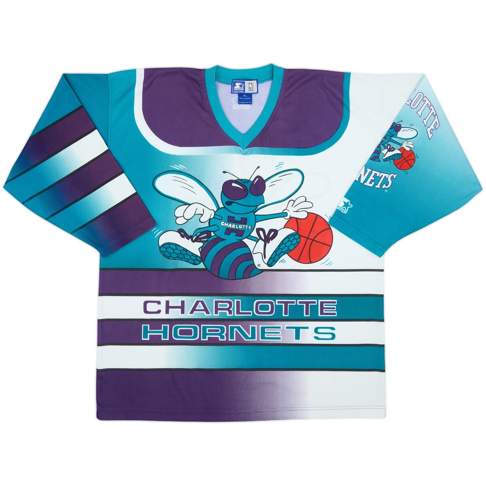 1990s Charlotte Hornets Starter Hockey Jersey - 8/10 - (XL)