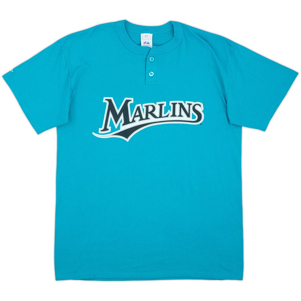 2005 Florida Marlins #8 Majestic Tee - 8/10 - (L)