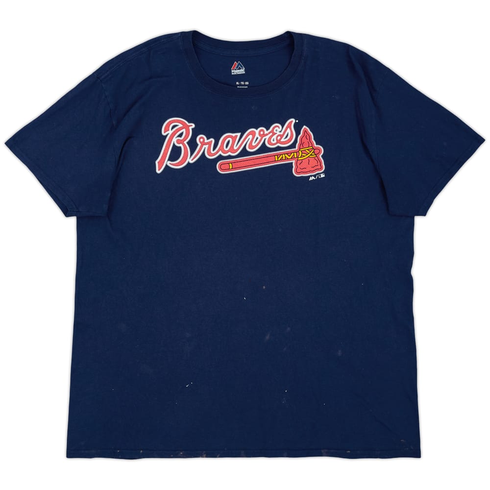 2019 Atlanta Braves Acuna Jr #13 Majestic Tee - 5/10 - (XL)