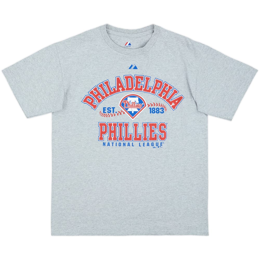 2011 Philadelphia Phillies Majestic Tee - 9/10 - (M)