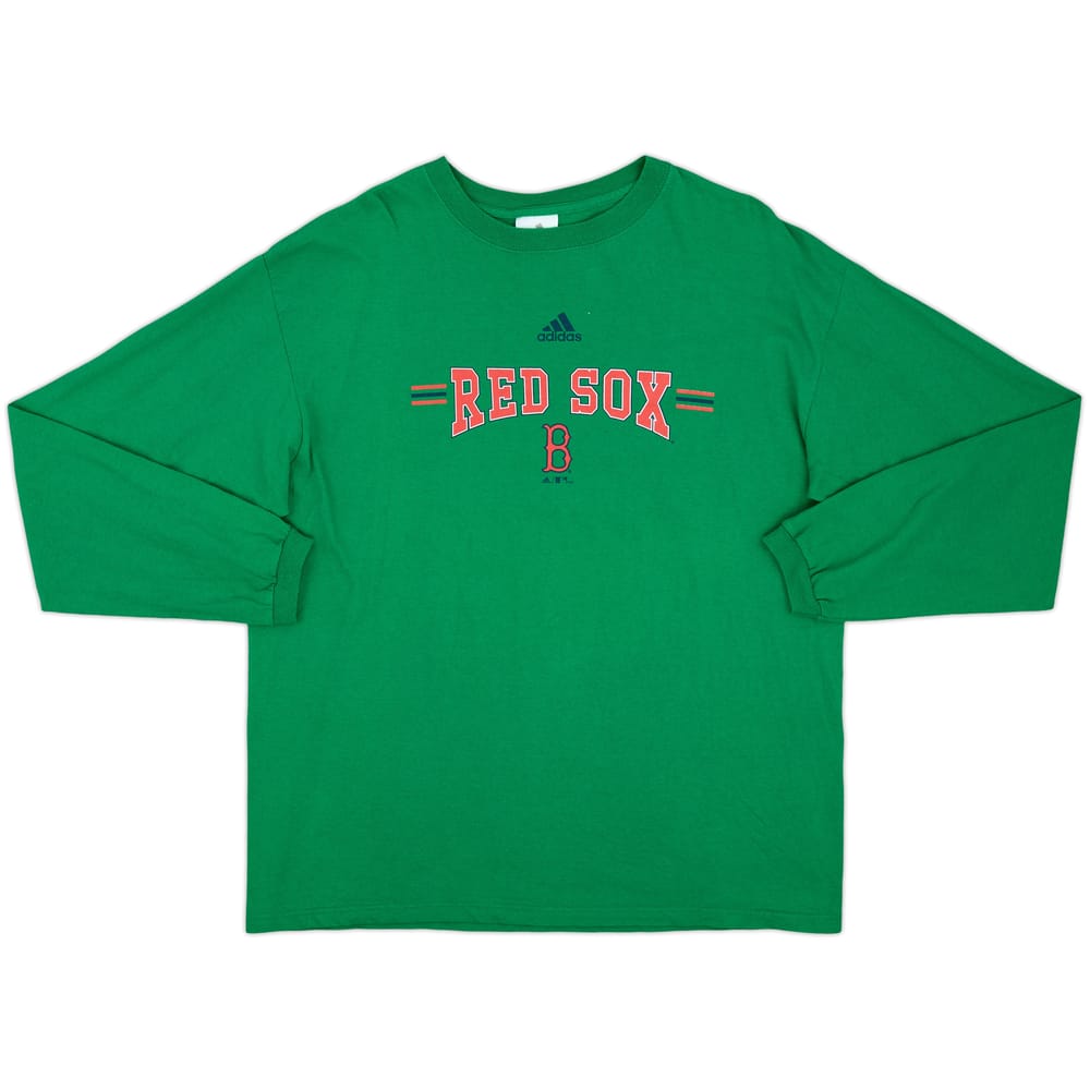 2005 Boston Red Sox adidas L/S Tee - 9/10 - (L)