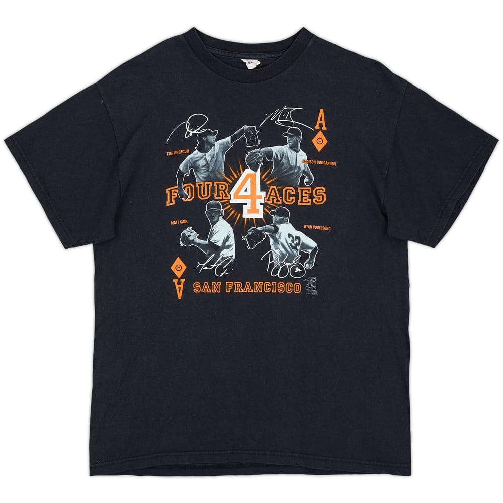 2012 San Francisco Giants 'Four Aces' Graphic Tee - 5/10 - (L)