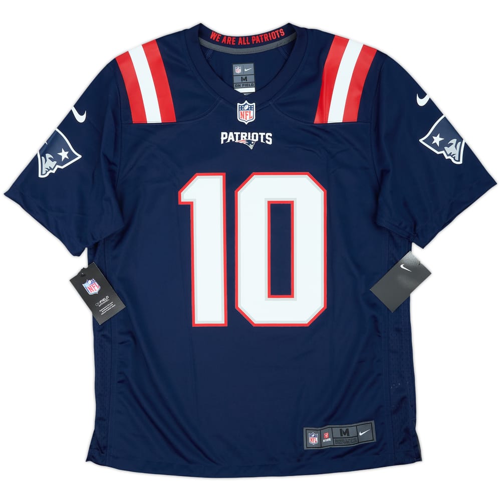 2021-23 New England Patriots Jones #10 Nike Game Home Jersey (M)