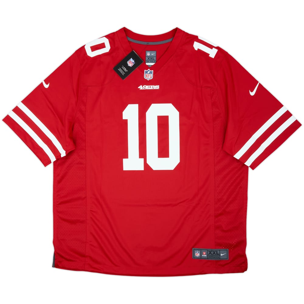 2017-21 San Francisco 49ers Garoppolo #10 Nike Game Home Jersey (XXL)