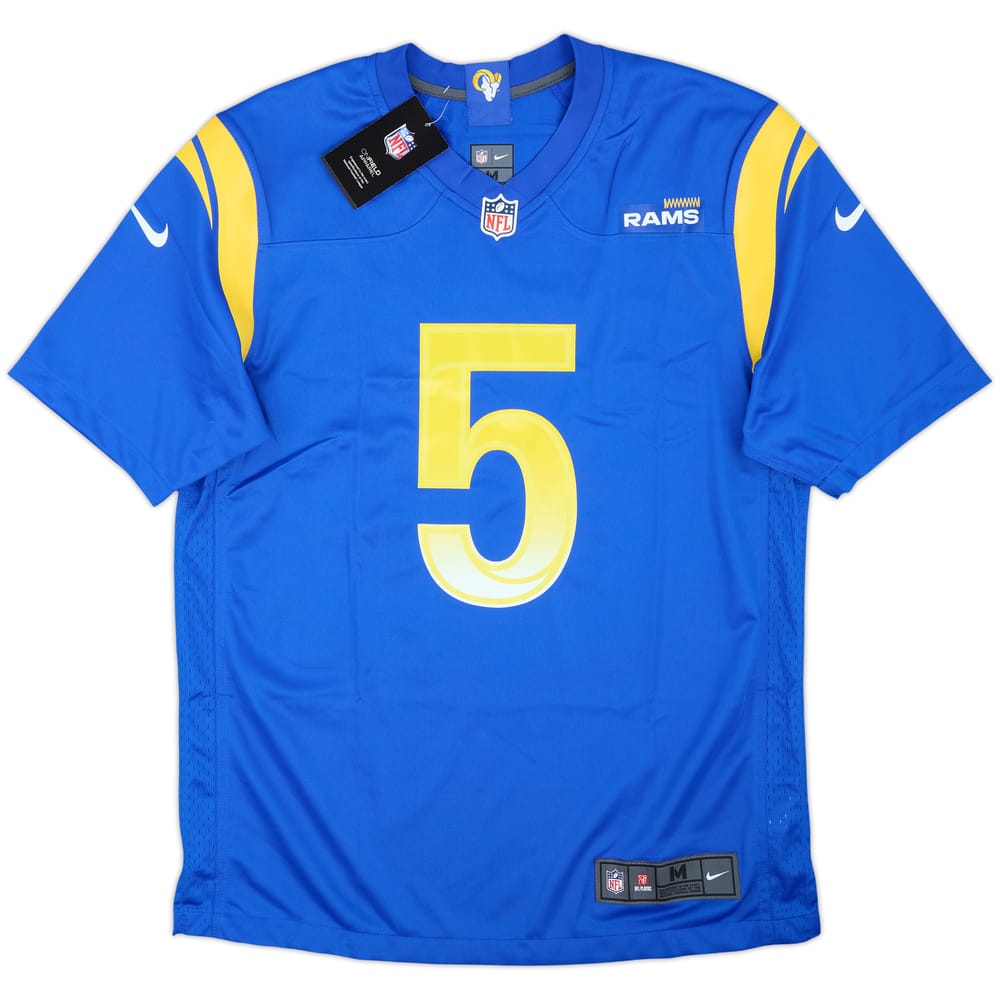 2021-22 LA Rams Ramsey #5 Nike Game Home Jersey (M)