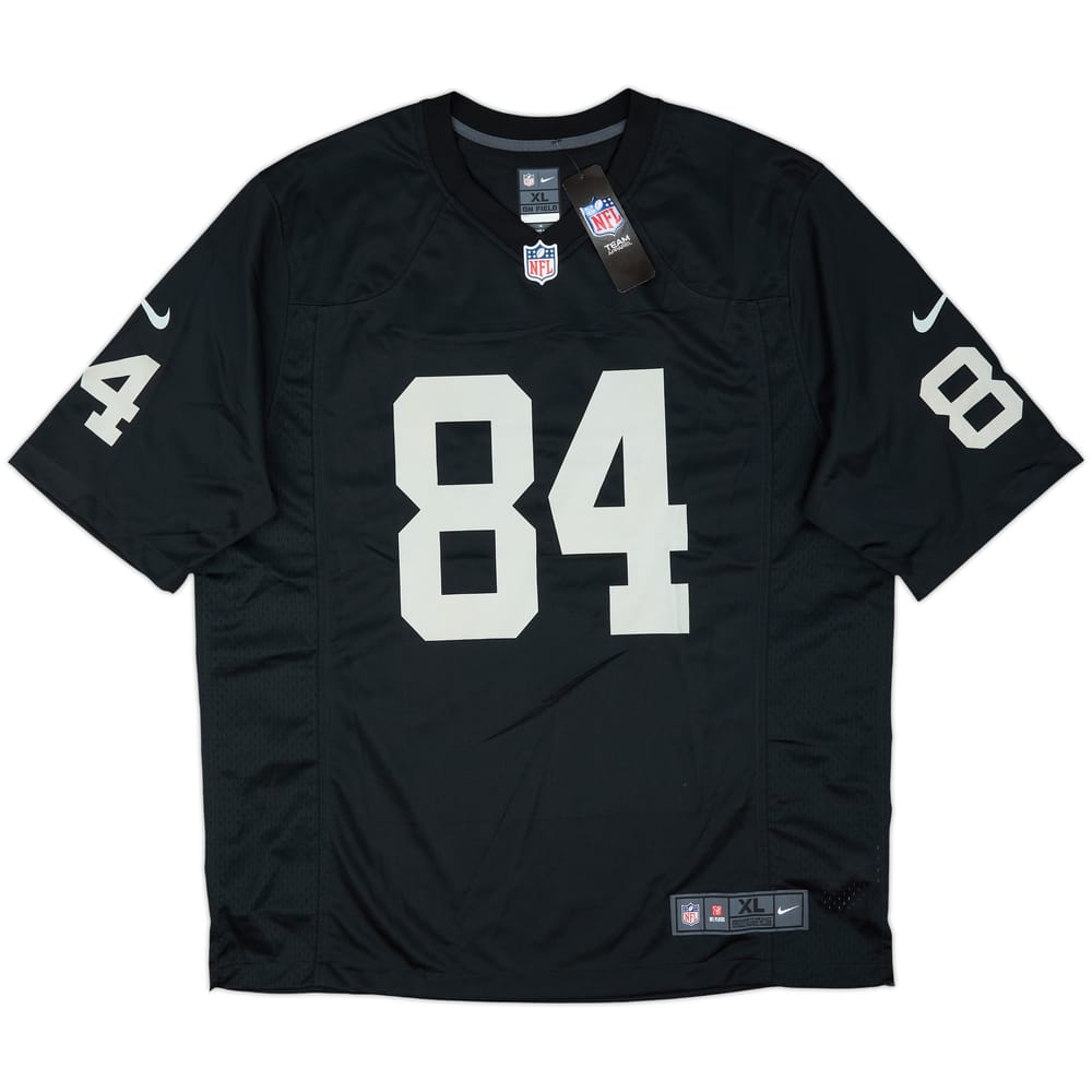 2019 Oakland Raiders Brown #84 Nike Game Home Jersey (XL)