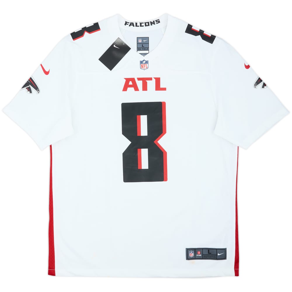 2021-25 Atlanta Falcons Pitts #8 Nike Game Away Jersey (L)