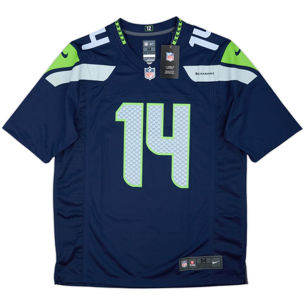 2019-24 Seattle Seahawks Metcalf #14 Nike Game Home Jersey (M)