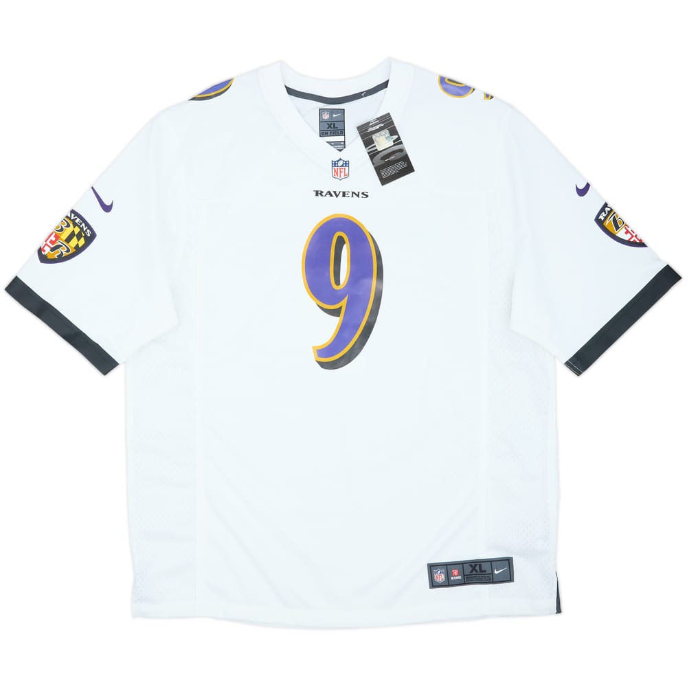 2012-24 Baltimore Ravens Tucker #9 Nike Game Away Jersey (XL)