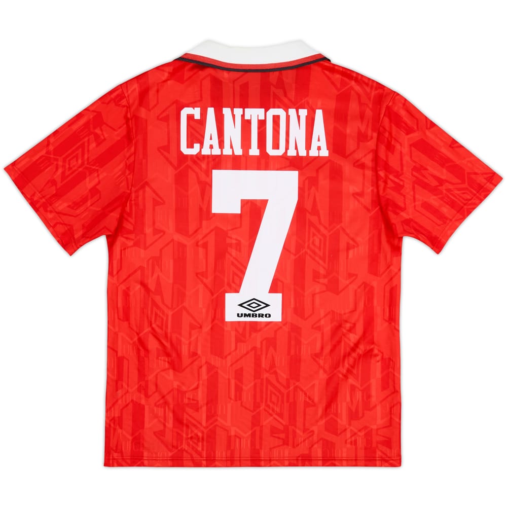 1992-94 Manchester United Home Shirt Cantona #7 - 6/10 - (M)