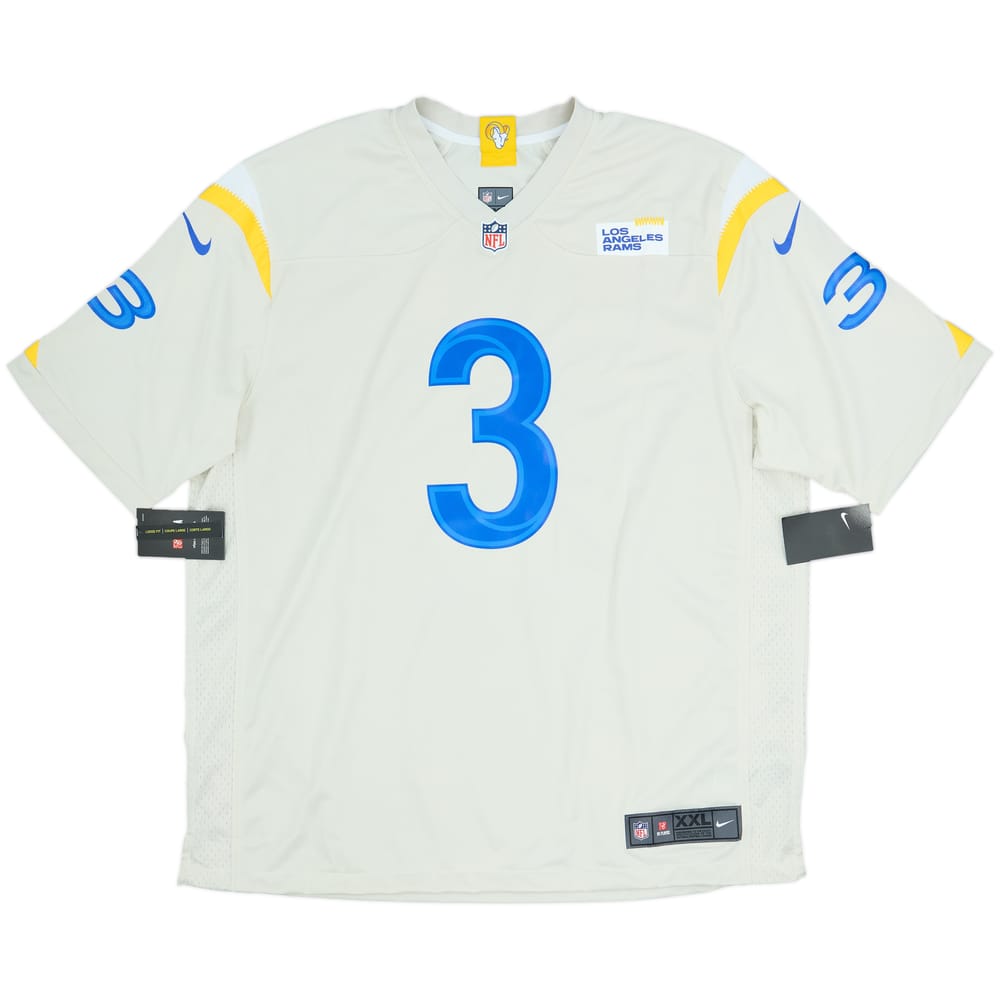 2021 LA Rams Beckham Jr #3 Nike Game Alternate Jersey (XXL)