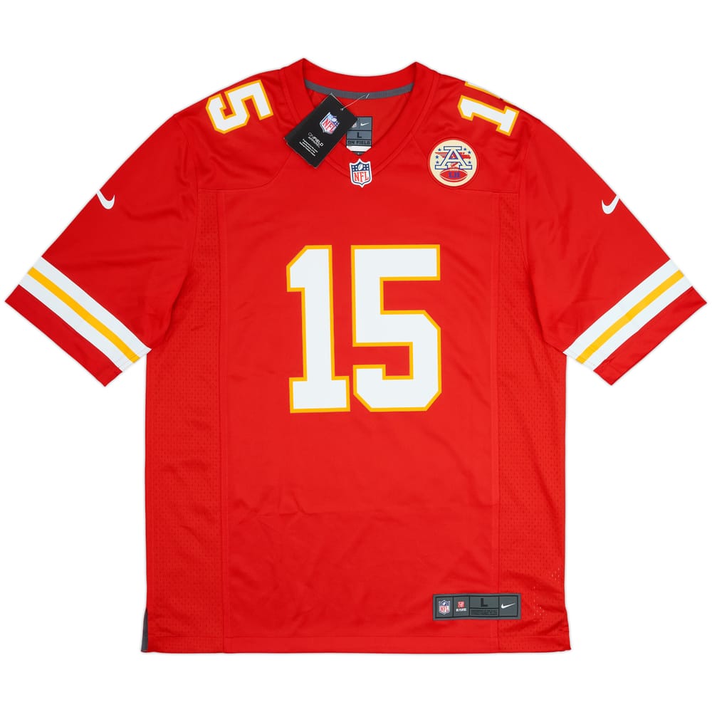 2017-25 Kansas City Chiefs Mahomes #15 Nike Game Home Jersey (L)