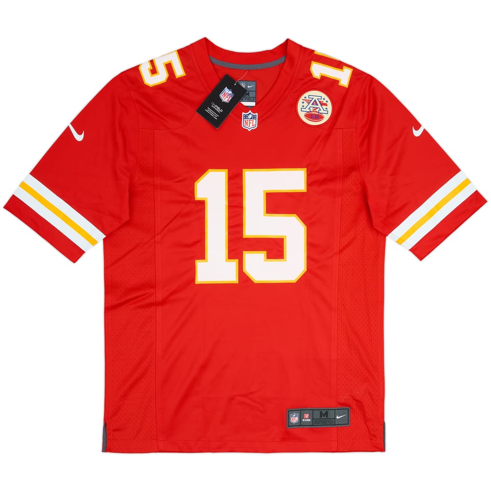 2017-25 Kansas City Chiefs Mahomes #15 Nike Game Home Jersey (M)
