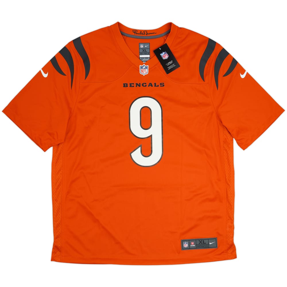 2021-25 Cincinnati Bengals Burrow #9 Nike Game Alternate Jersey (XL)