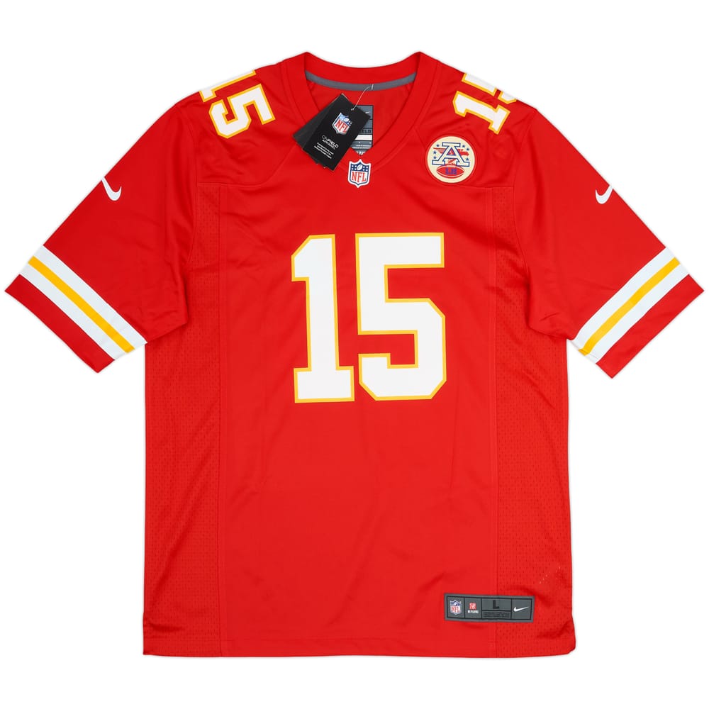 2017-25 Kansas City Chiefs Mahomes #15 Nike Game Home Jersey (L)