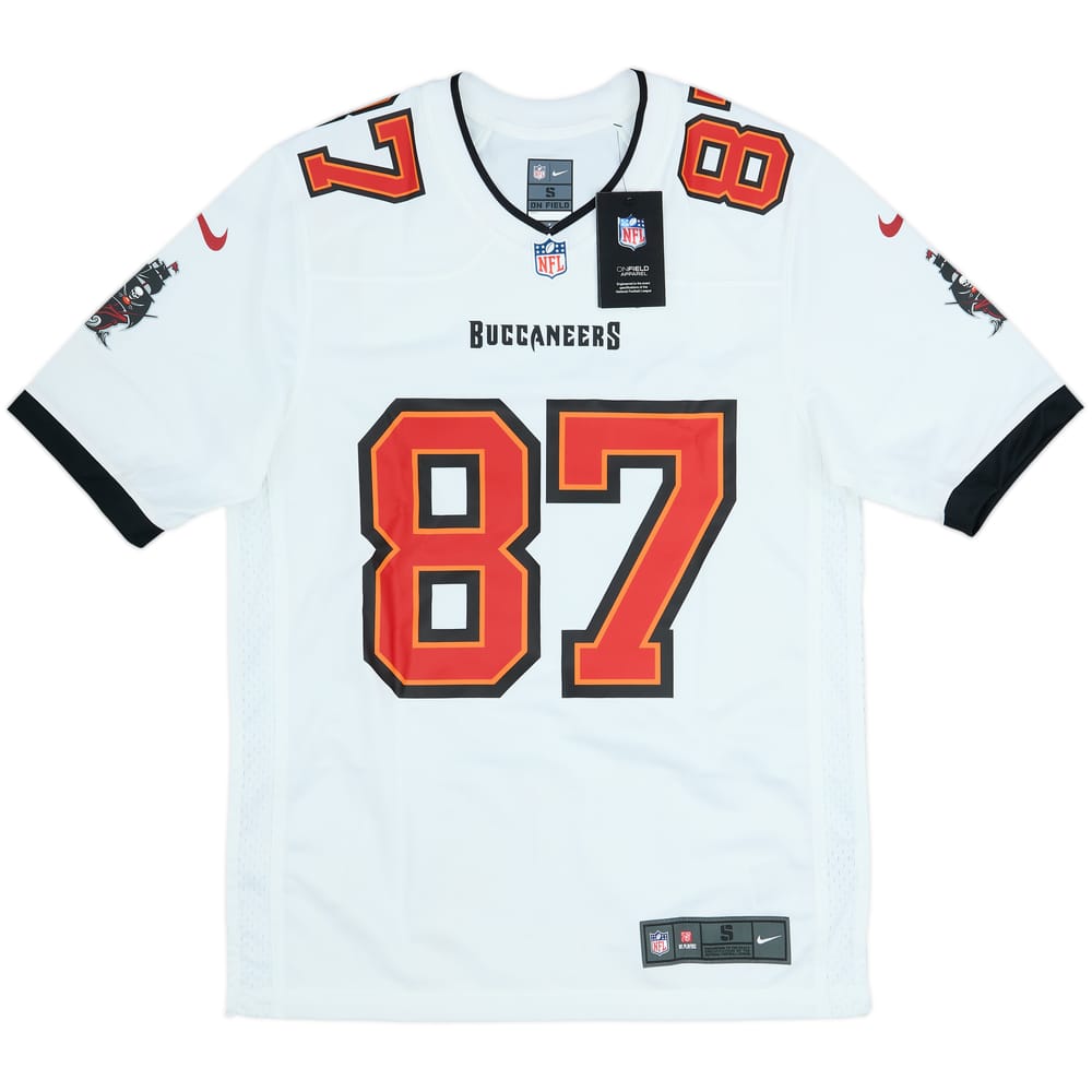 2020-21 Tampa Bay Buccaneers Gronkowski #87 Nike Game Away Jersey (S)