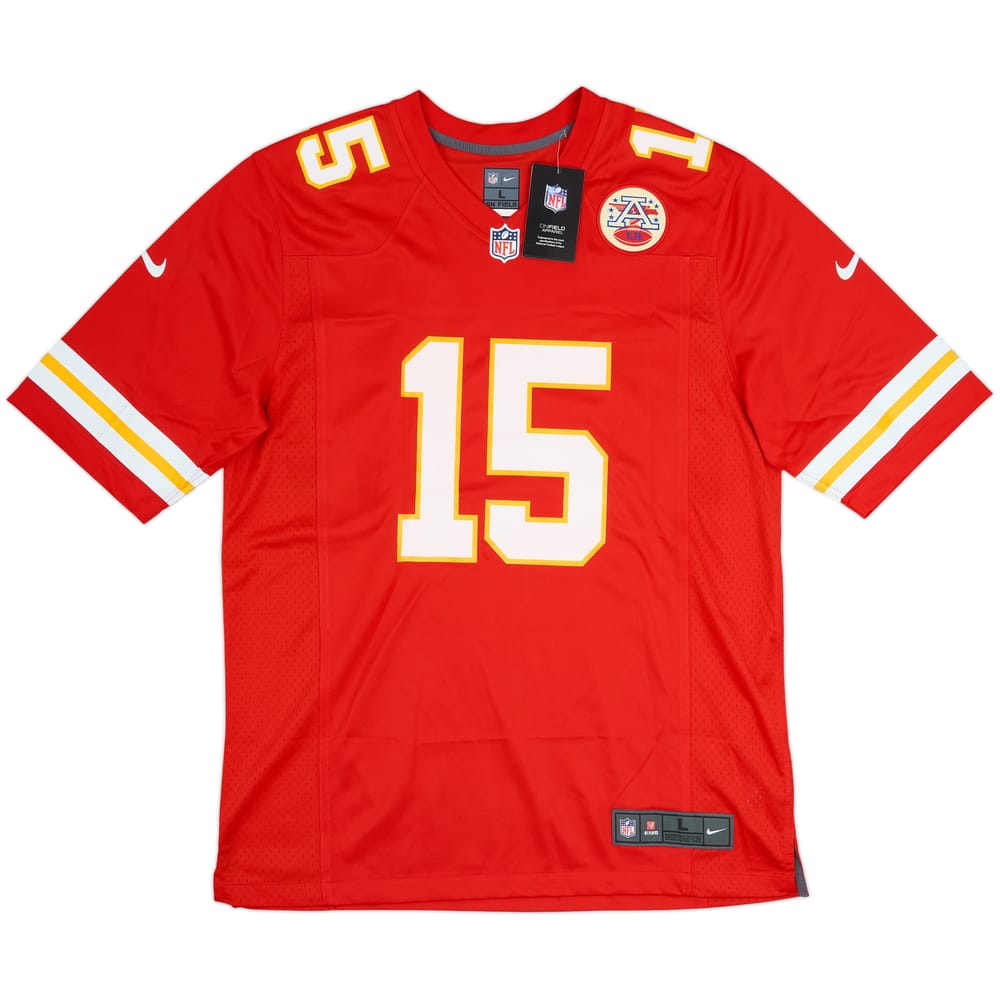 2017-25 Kansas City Chiefs Mahomes #15 Nike Game Home Jersey (L)