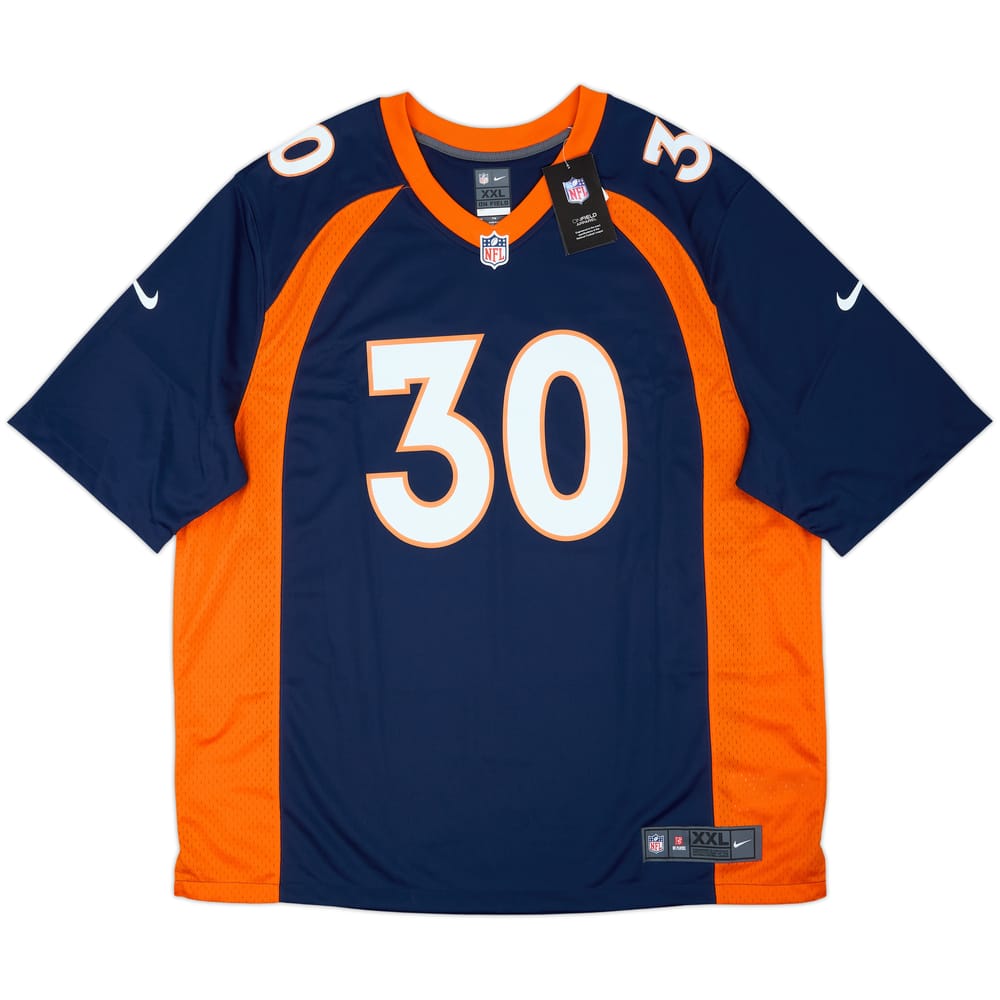 2018-20 Denver Broncos Lindsay #30 Nike Game Alternate Jersey (XXL)