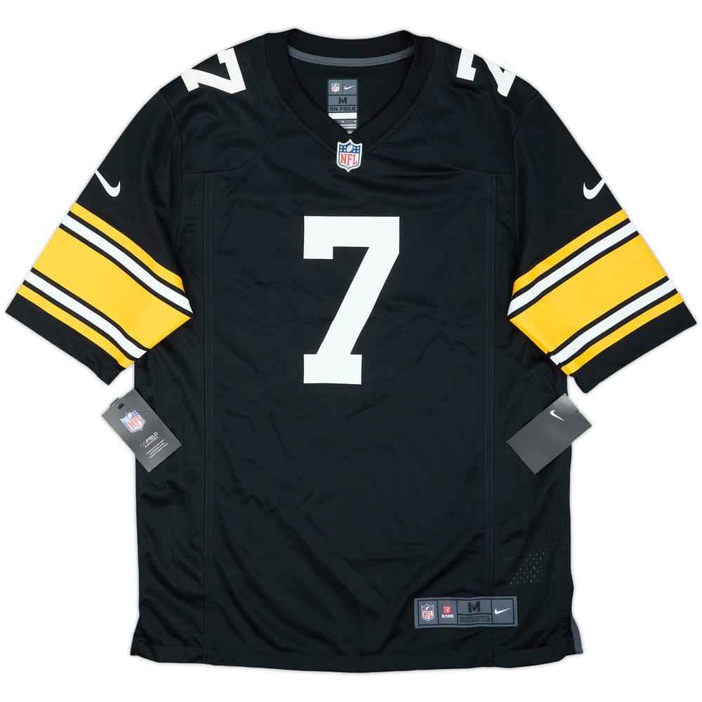 2018-19 Pittsburgh Steelers Roethlisberger #7 Nike Game Home Jersey (M)