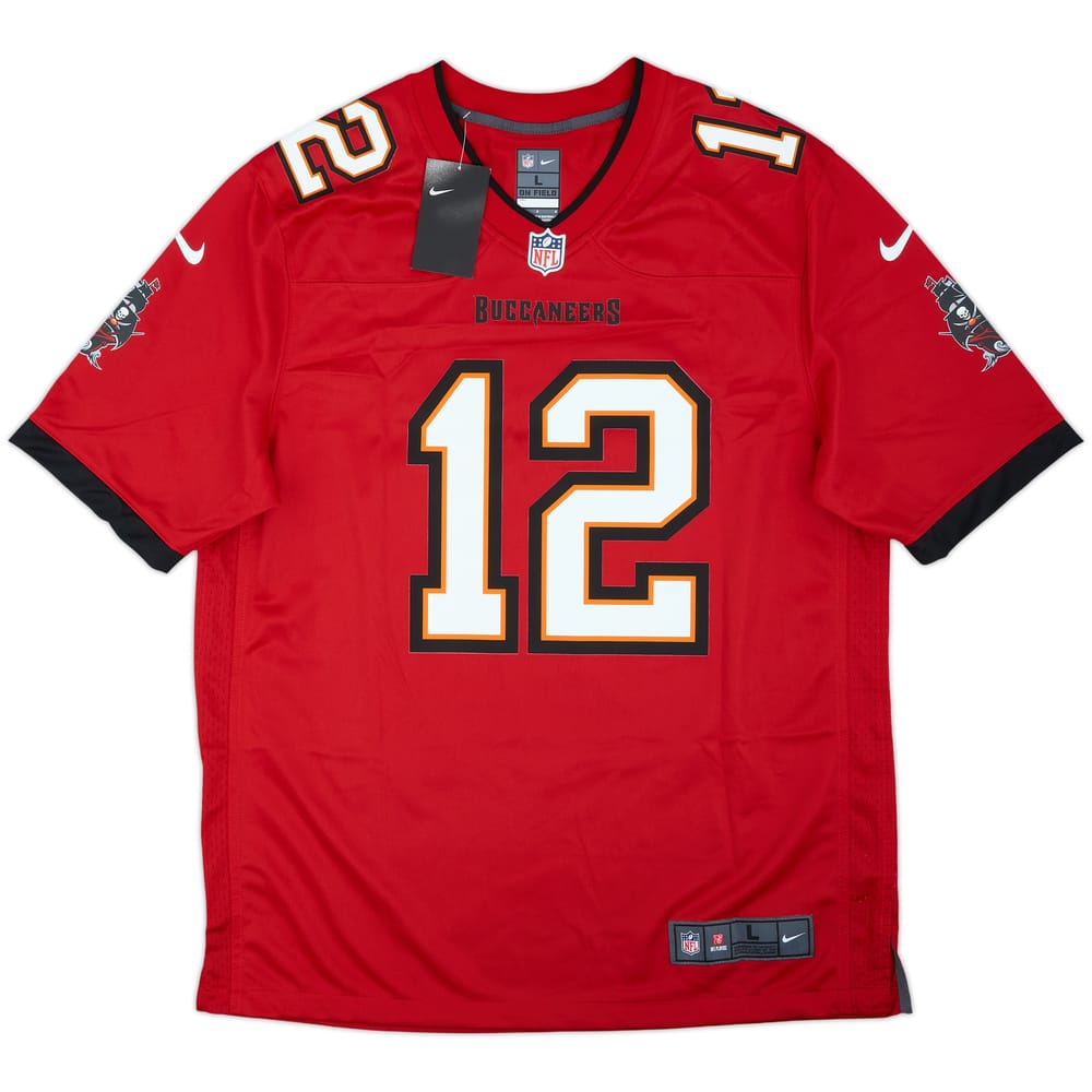 2020-22 Tampa Bay Buccaneers Brady #12 Nike Game Home Jersey (L)