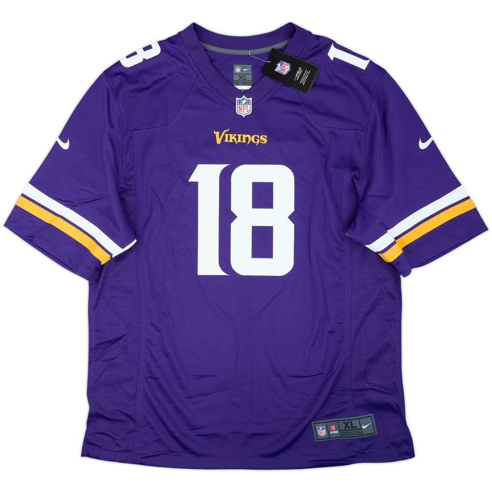 2020-25 Minnesota Vikings Jefferson #18 Nike Game Home Jersey (XL)