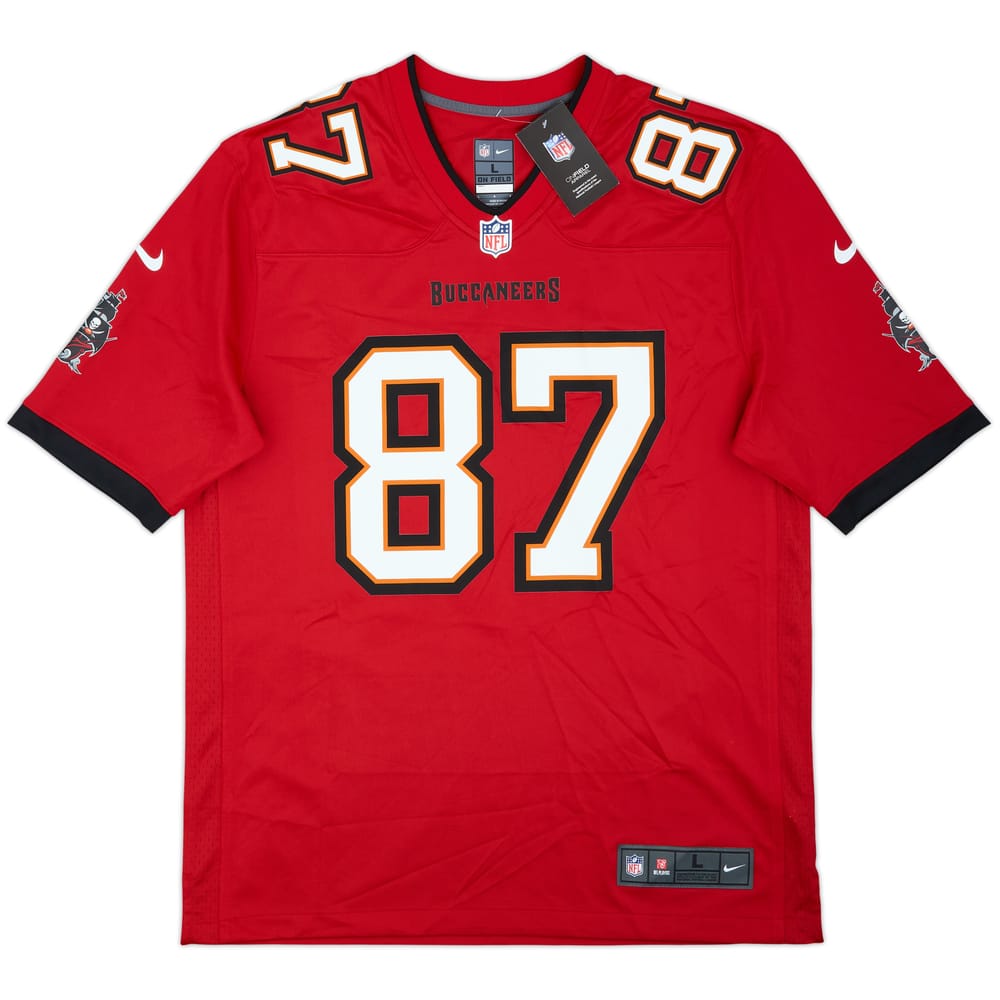 2020-21 Tampa Bay Buccaneers Gronkowski #87 Nike Game Home Jersey (L)